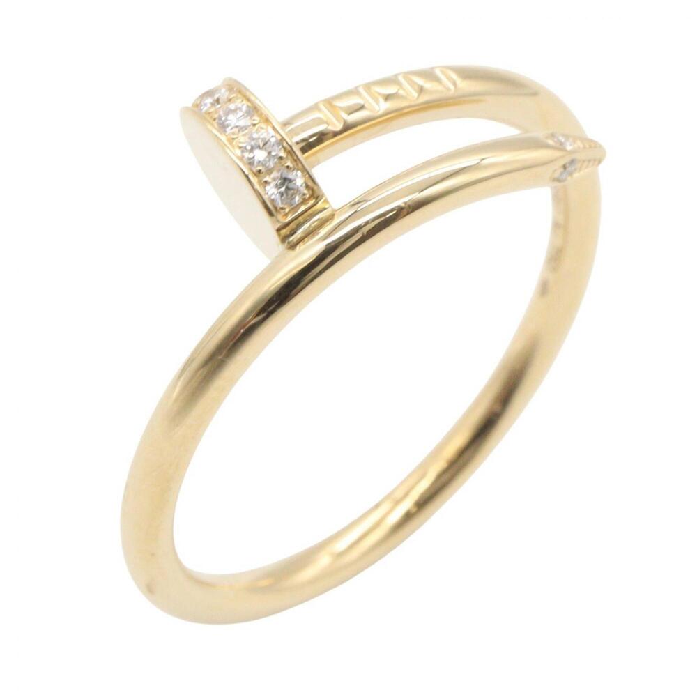 Cartier Juste un Clou Ring, Small Diamond 18K Pink Gold (PG), Women's, Tone, ...